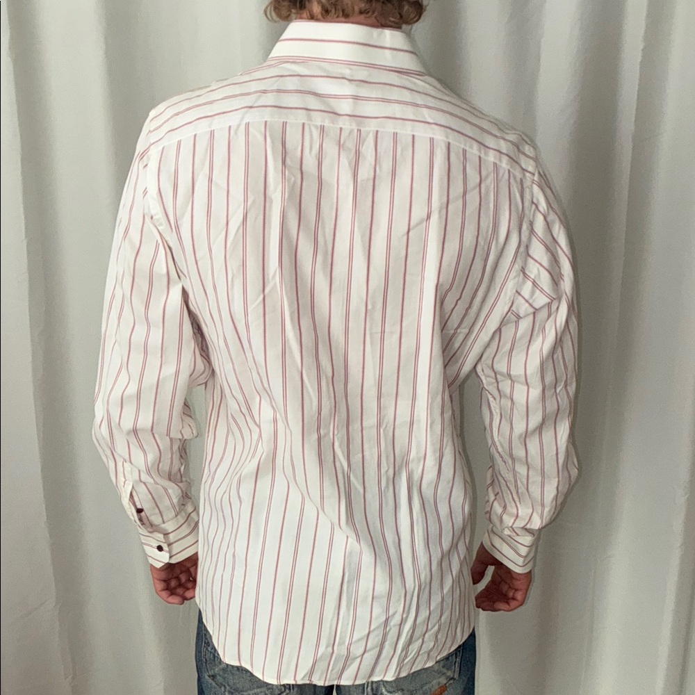 Gucci Men's White Shirt with Red Stripes - Picture 3 of 8
